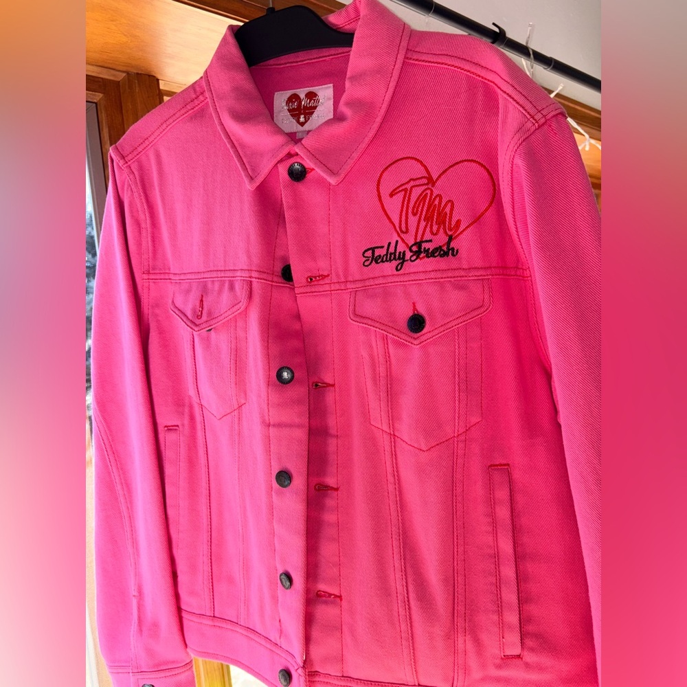Women's Pink Denim Jacket